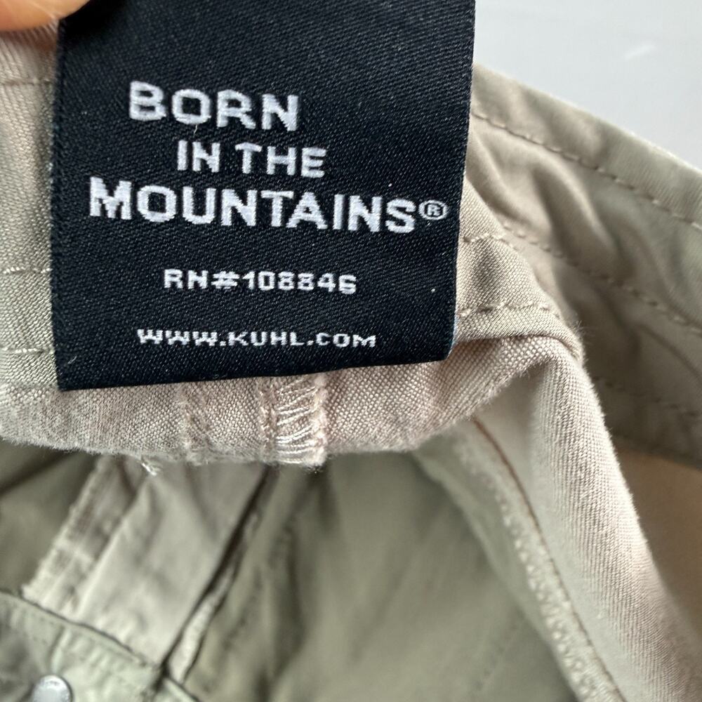 New Kuhl Cargo Beige Khaki Pants Women's 4 Spire Roll-Up Hiking Outdoor Gorpcore - Picture 4 of 16